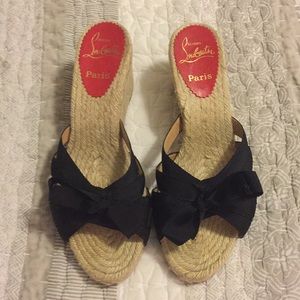 Authentic Christian Louboutin espadrille